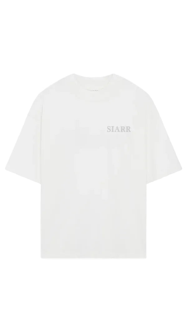 SIARR Puff T Shirt White Grey