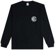 Eric Emanuel Rhinestone Long Sleeve T Shirt Black