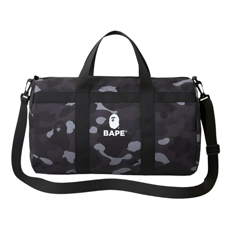 Bape Duffle Bag Camo Black