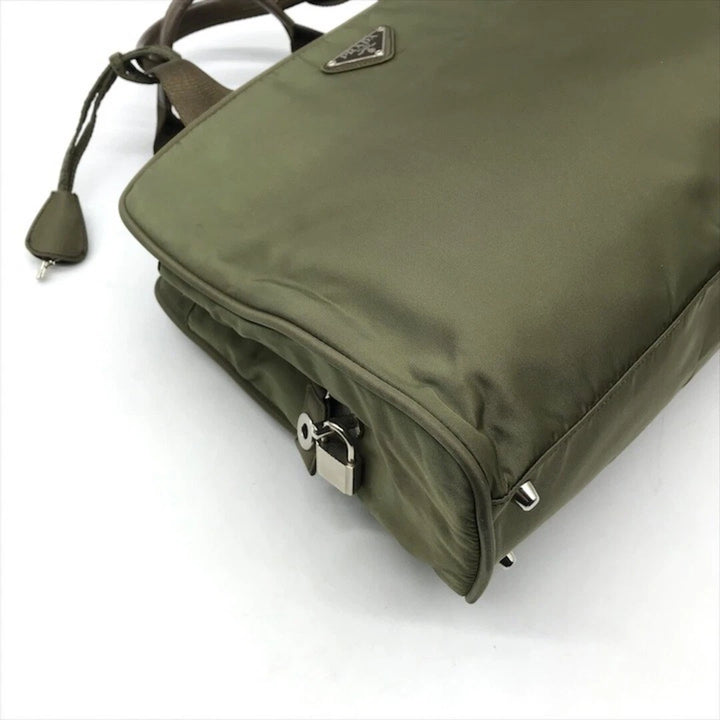 Prada Tessuto Tesute Green Tote Bag (Preloved)