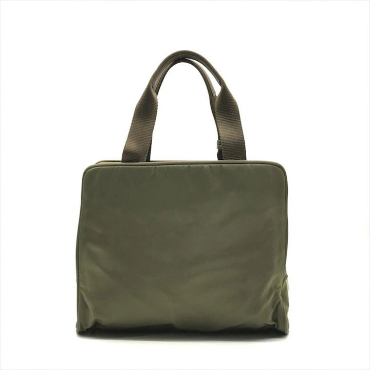 Prada Tessuto Tesute Green Tote Bag (Preloved)