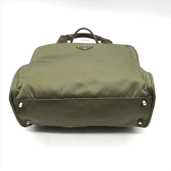 Prada Tessuto Tesute Green Tote Bag (Preloved)