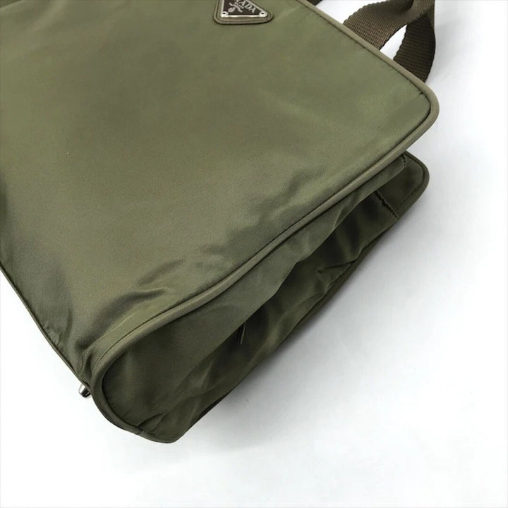Prada Tessuto Tesute Green Tote Bag (Preloved)