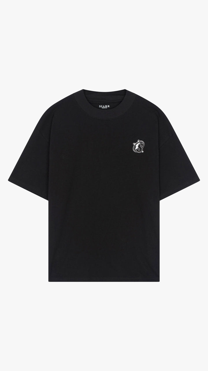 SIARR S Logo T Shirt Black