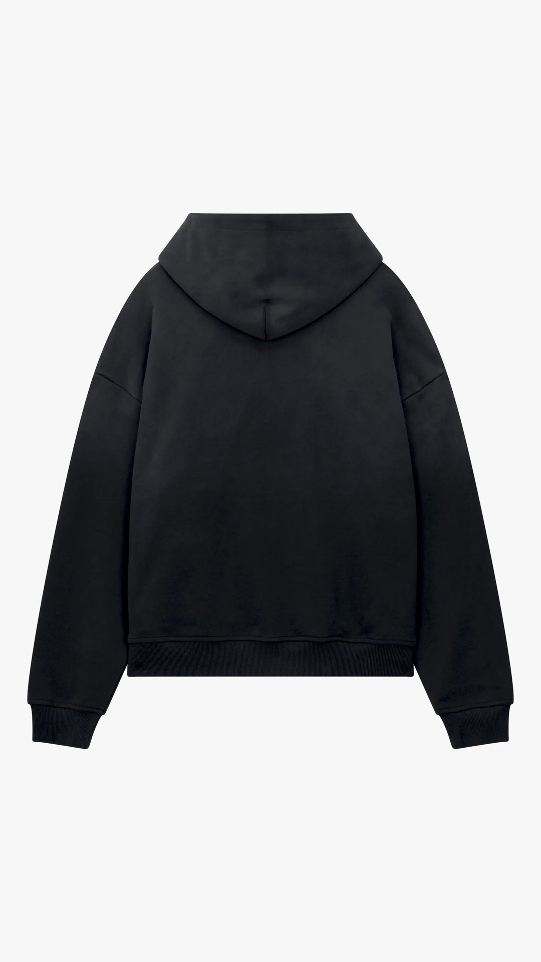 SIARR Sun Fade Zip Up Hoodie Black
