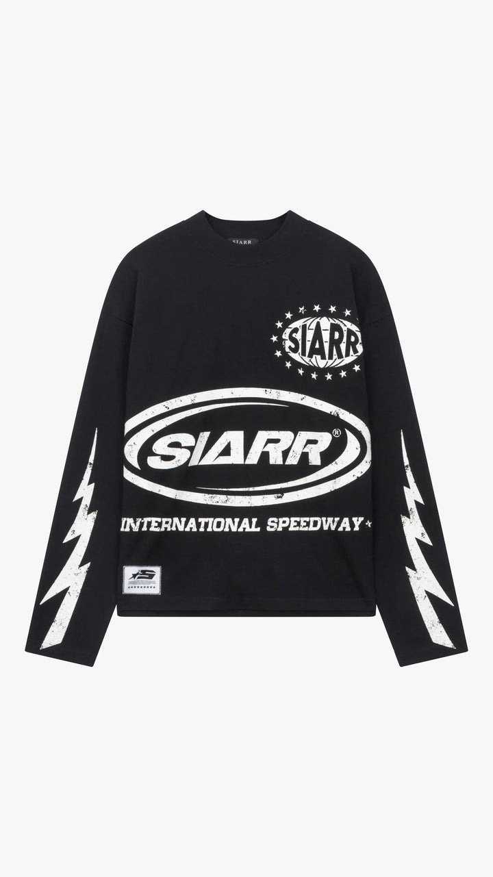 SIARR Speedway Long Sleeve T Shirt Black