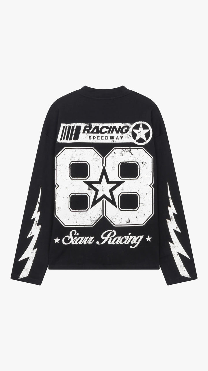 SIARR Speedway Long Sleeve T Shirt Black