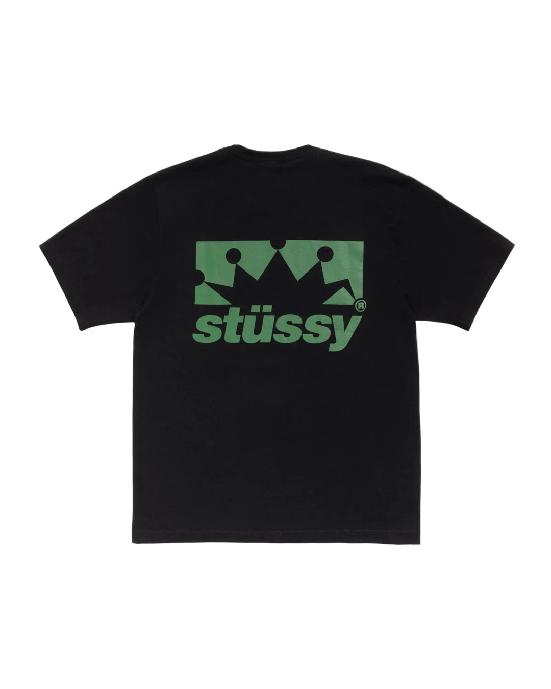 Stussy T Shirt Box Crown Black