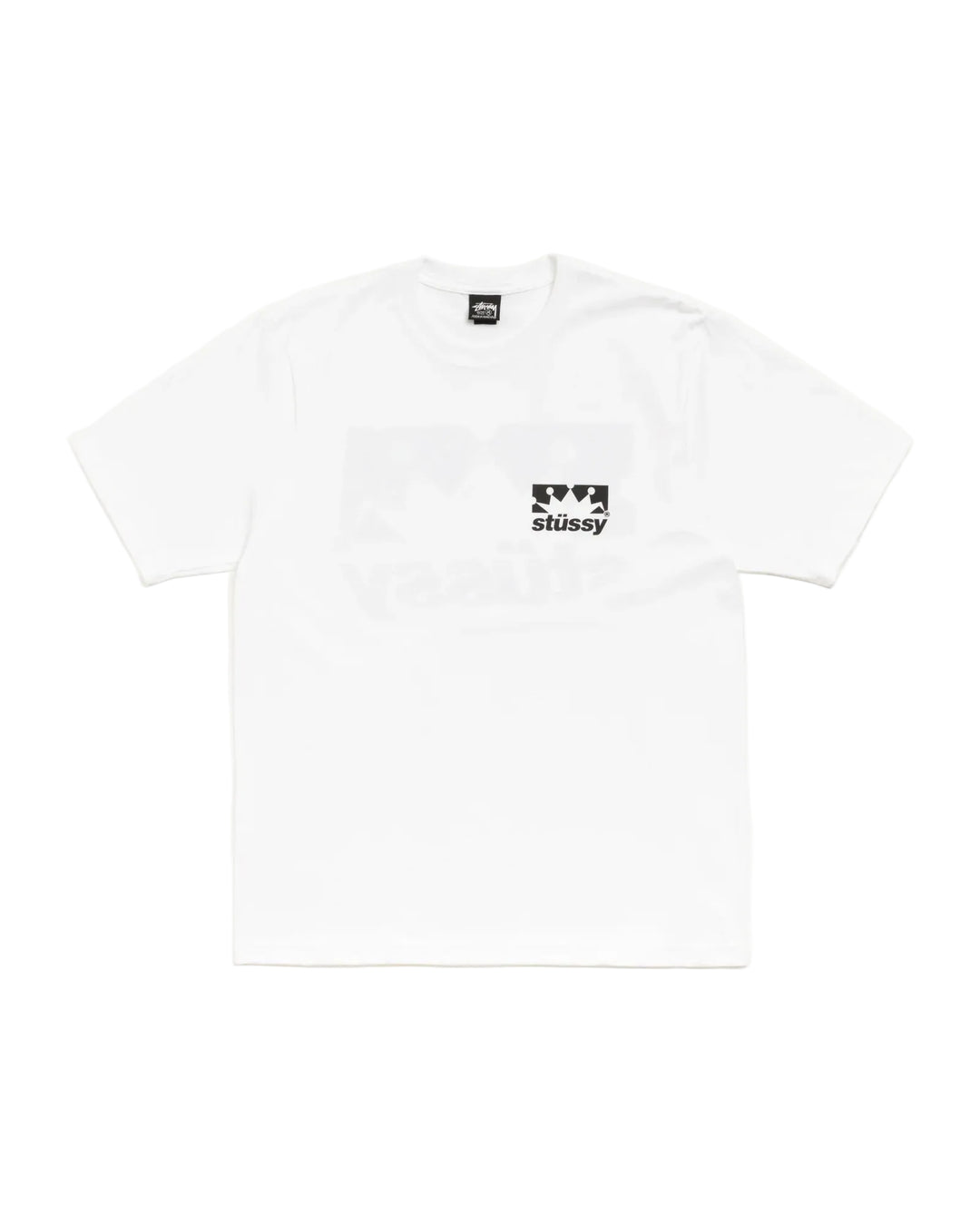 Stussy T Shirt Box Crown White