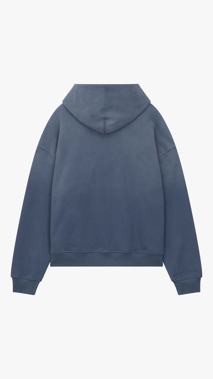 SIARR Sun Fade Zip Up Hoodie Blue