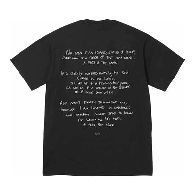 Supreme x Corteiz T Shirt Rules The World Black