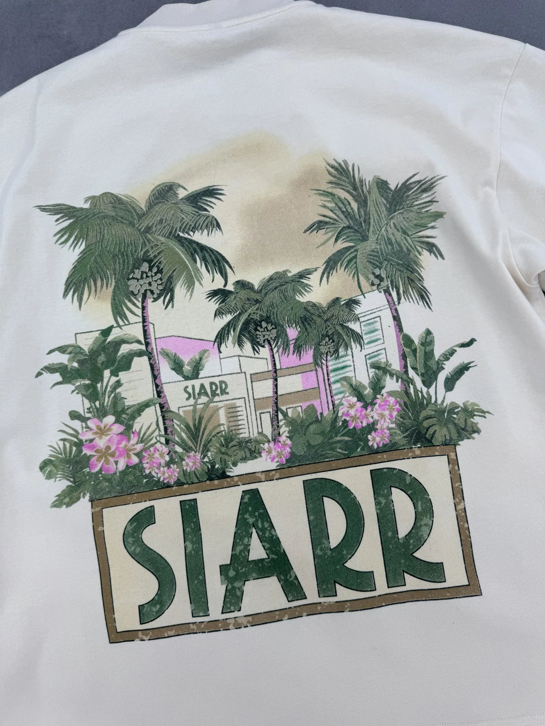 SIARR Palm T Shirt Beige