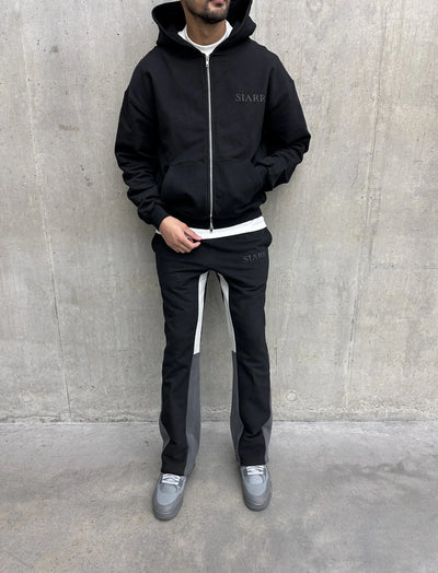 SIARR Zip Hoodie Black