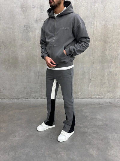 SIARR Zip Hoodie Dark Grey