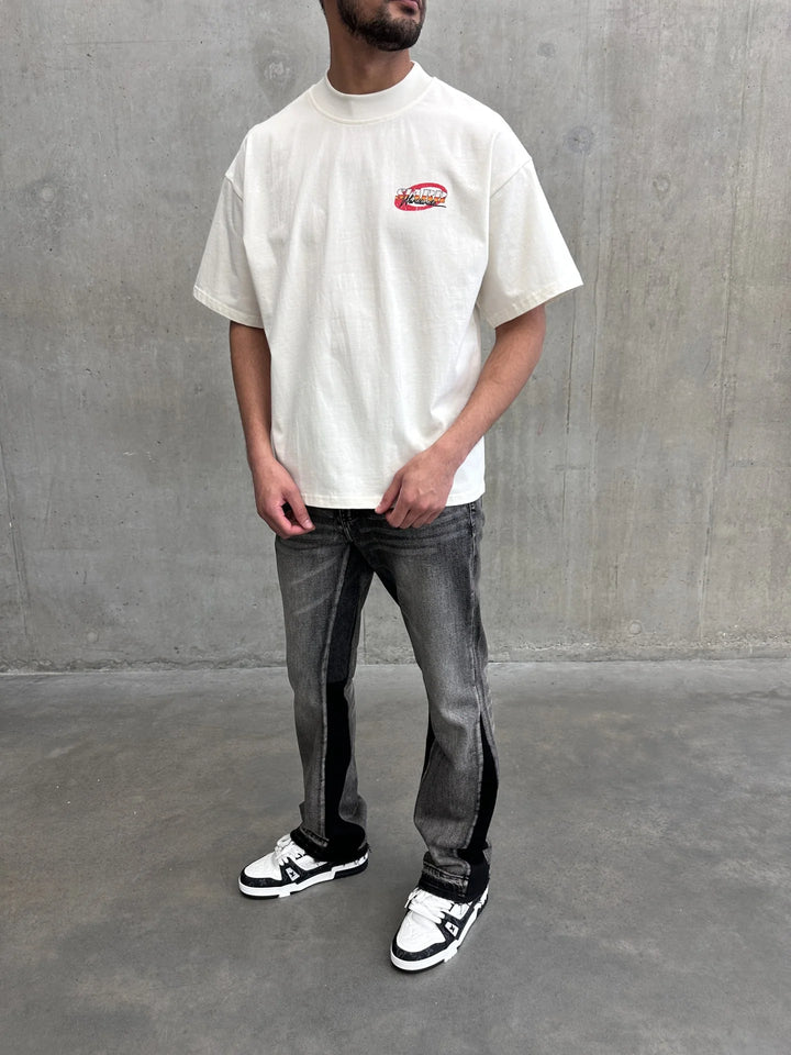 SIARR Racing T Shirt Off White