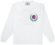 Eric Emanuel Wreath Long Sleeve T Shirt White
