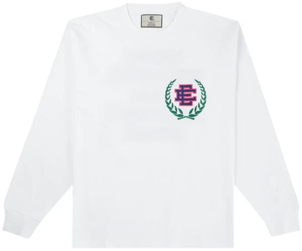 Eric Emanuel Wreath Long Sleeve T Shirt White