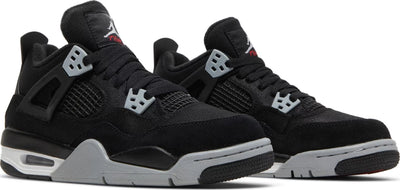Nike Jordan 4 Black Canvas GS
