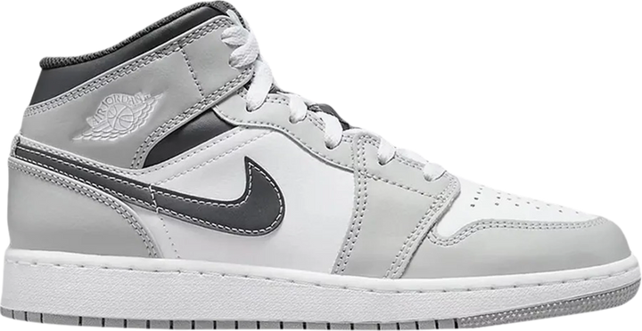 Nike Jordan 1 Mid Light Smoke Grey Anthracite GS