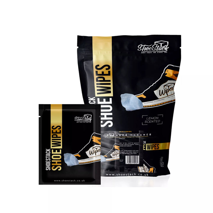 Shoe Stack Cleaning Wipes