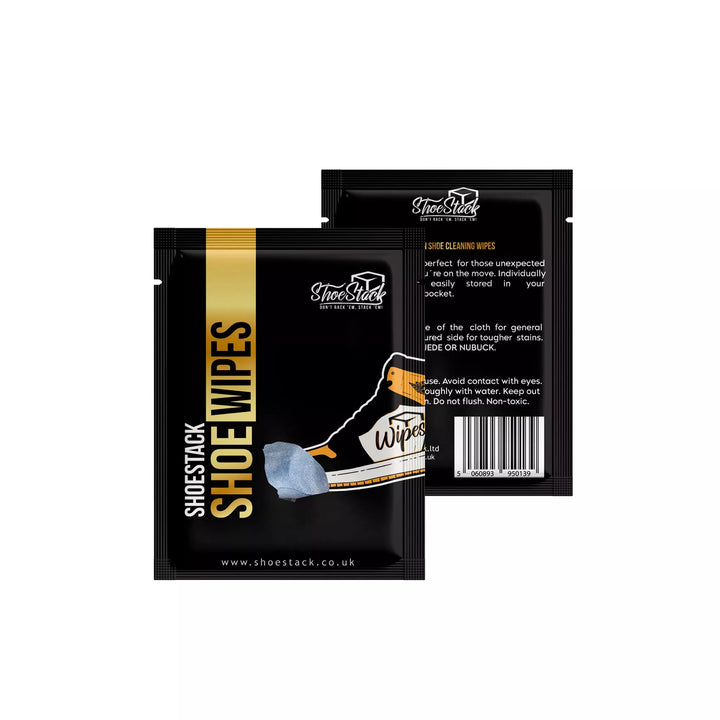 Shoe Stack Cleaning Wipes