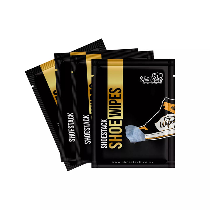 Shoe Stack Cleaning Wipes