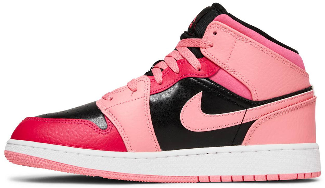 Nike Jordan 1 Mid Coral Chalk GS