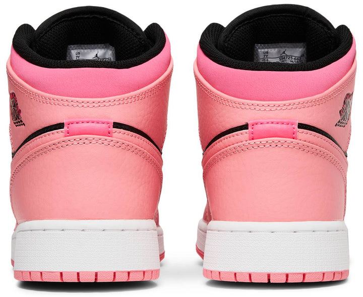 Nike Jordan 1 Mid Coral Chalk GS