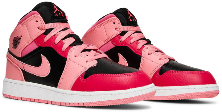 Nike Jordan 1 Mid Coral Chalk GS