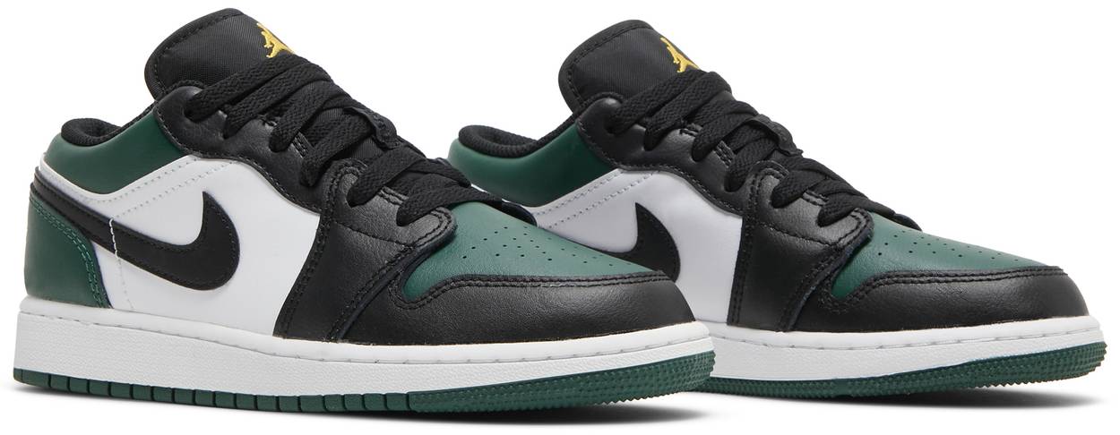 Nike Jordan 1 Low Black Green Toe