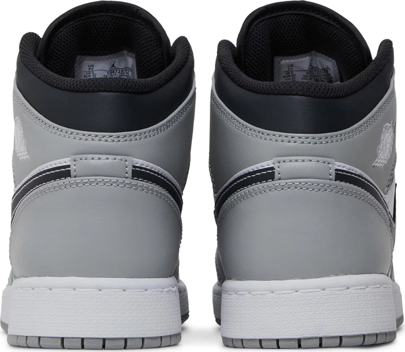 Nike Jordan 1 Mid Light Smoke Grey Anthracite GS