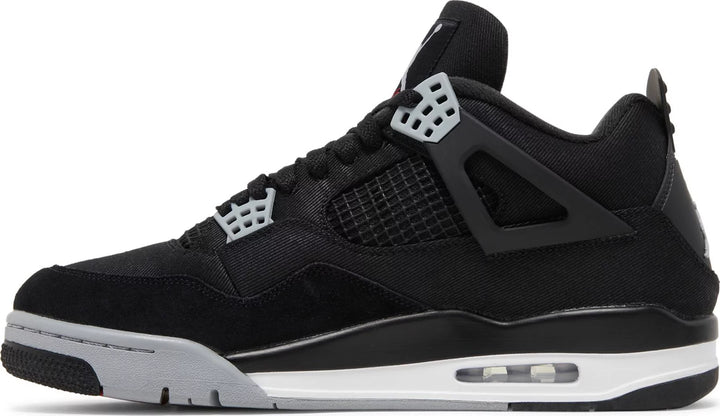 Nike Jordan 4 Black Canvas