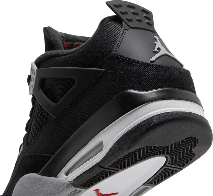 Nike Jordan 4 Black Canvas