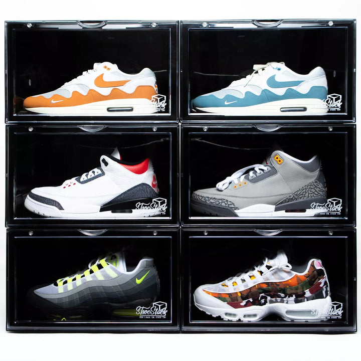 Shoe Stack Display Case x2